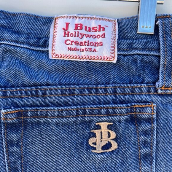 J Bush Hollywood Creations Upcycled Vintage Levis Capri Jeans Sz 26 - Picture 3 of 8